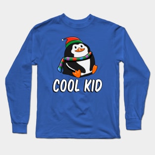 Cool Kid Cute Penguin Long Sleeve T-Shirt